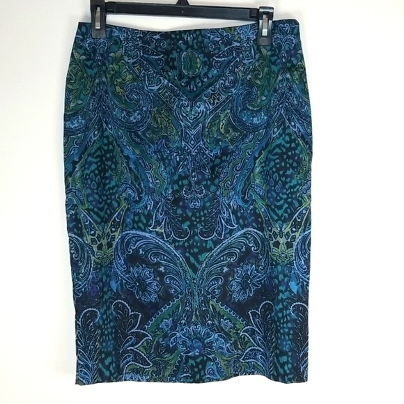 Chico’s Animal print / Paisley Anna Skirt chico's size 0 (size 4 Small) 🎯 - Picture 1 of 5